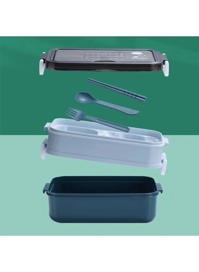 ROEIEIS BPA-Free Food-Grade Lunch Box with Secure Seal, 3-Tier Stackable Design – Leak-Resistant Compartments for Work, Picnics, Outdoor (Dishwasher and Microwave Safe) - Image 2