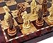 HPL Antique Ivory Brown Norse Viking Chess Set with 18 inch Cherry Color Board - Image 3