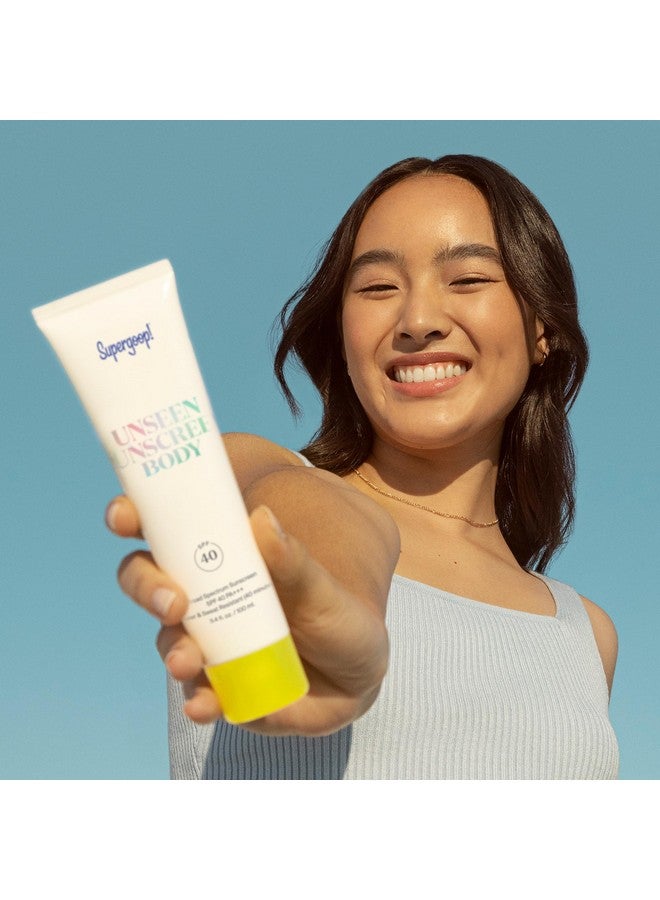 Supergoop! Unseen Sunscreen Body SPF 40 - Invisible Sun Protection - 3.4 fl oz - Weightless & Scentless - Water & Sweat Resistant - For All Skin Types - Image 3