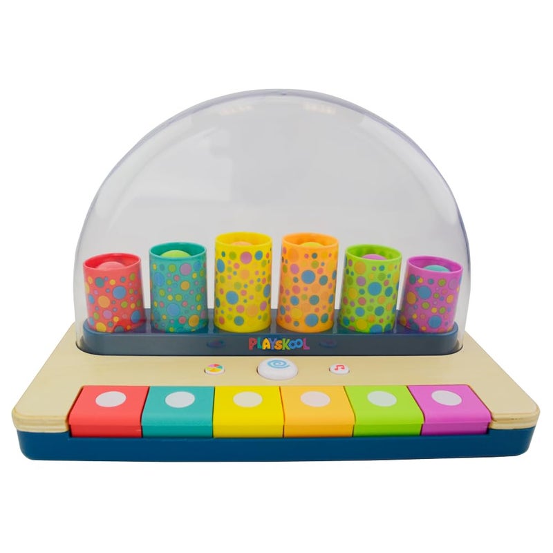 Playskool Little Wonders Pop-A-Tune - Toy - Colorful Tubes & Keys Teach Cause & Effect - Silly Sounds and Classic Piano - for 12 Months+ - Image 1