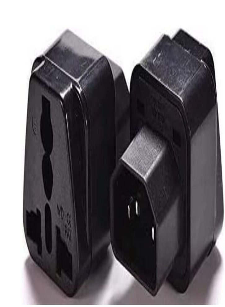 DKURVE UPS C14 to Universal Female Socket Power Adapter AC Plug 2PCS - Image 2
