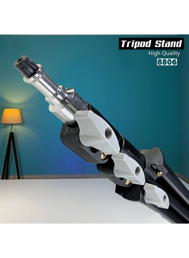 High-Quality 7ft Adjustable Professional Tripod Stand for Mobile  Camera Ring Light & Fill Light – 8806 - Image 2