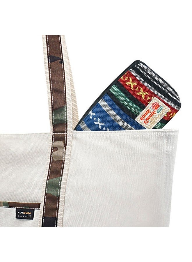 RE ROUGH ENOUGH Rough Enough Small Makeup Bag Cosmetic Bag For Purse Insert Organizer Pouch With Zipper For Women Folk Fancy - Image 2