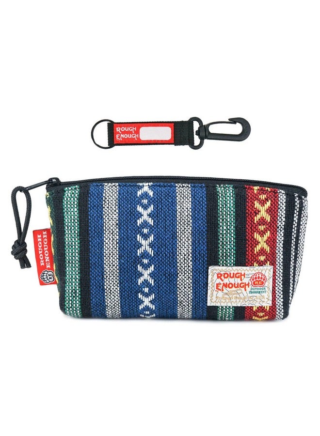 RE ROUGH ENOUGH Rough Enough Small Makeup Bag Cosmetic Bag For Purse Insert Organizer Pouch With Zipper For Women Folk Fancy - Image 1