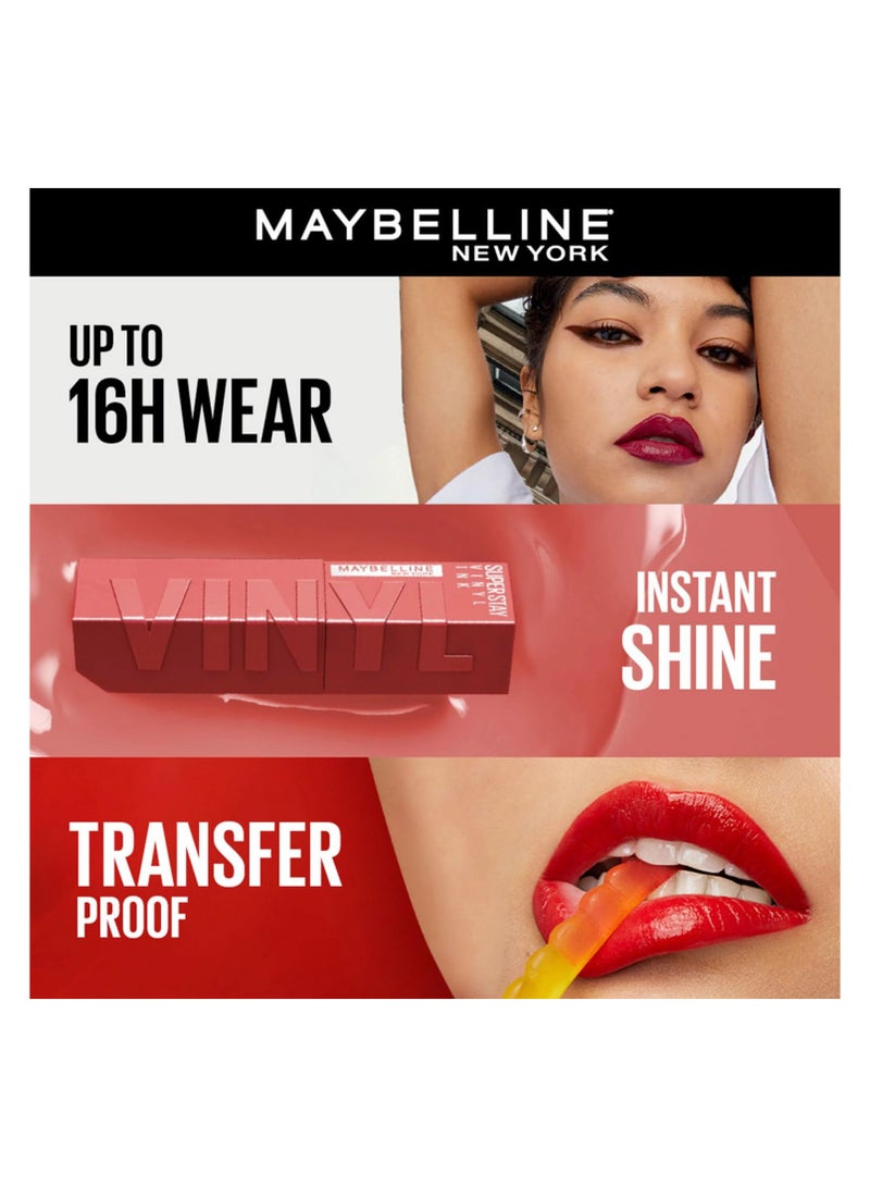 ميبلين نيويورك أحمر شفاه سائل مايبلين سوبر ستاي فينيل إنك – لون أونرايفلد - Image 2