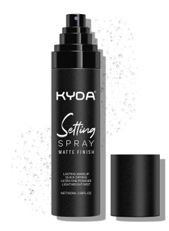 KYDA KYDA Makeup Setting Spray, Ultra Fine Lightweight Setting Mist, Lasting Oil Control Makeup Finish, Quick Drying Formula, Face Makeup Fixer Spray, for All Skin, 3.38 Fl Oz  - Image 1