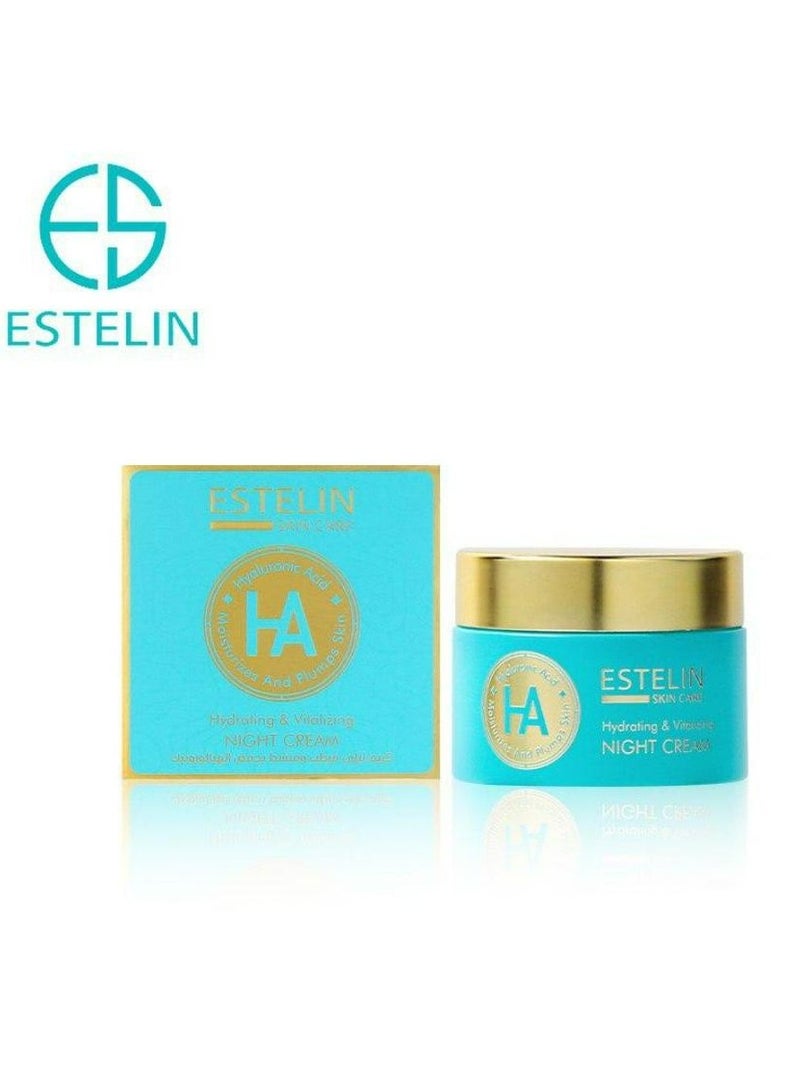 ESTELIN Hyaluronic Acid Hydrating & Vitalizing Night Cream 50 g - Image 1