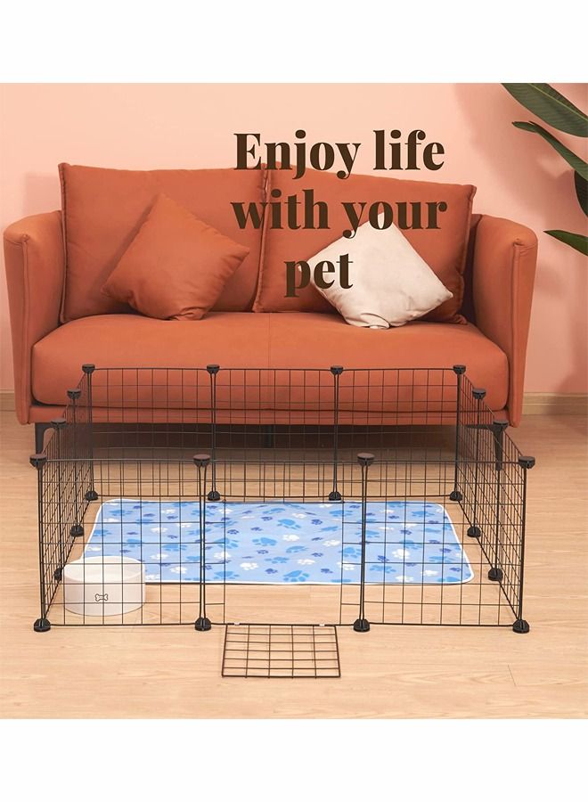 القطط الكبيرة قفص لعبة القط السياج انفصال الأسلاك المعدنية في الأماكن المغلقة ديي قفص الكلب ممارسة كبيرة في مكان - Image 2