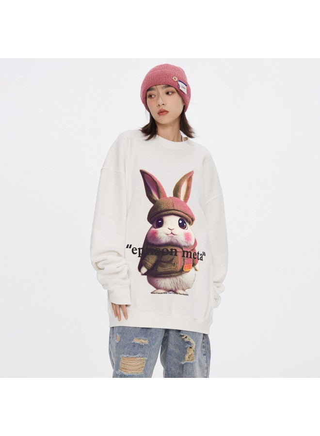 EPTISON Women's Hoodie Unisex Print Pattern Trendy Fashion Loose Round Neck Couple Hoodie Men's Spring/fall - Image 5
