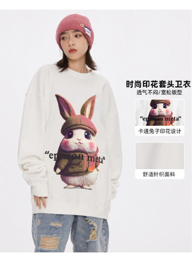 EPTISON Women's Hoodie Unisex Print Pattern Trendy Fashion Loose Round Neck Couple Hoodie Men's Spring/fall - Image 1