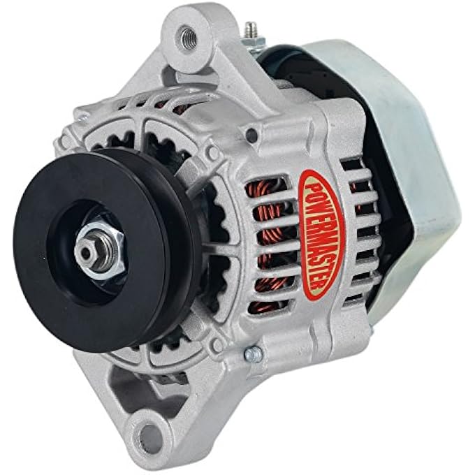 8173 Alternator (Denso Race 100mm Natural 75A 12 Volt with 5.4" Mount 1-Wire), 1 Pack