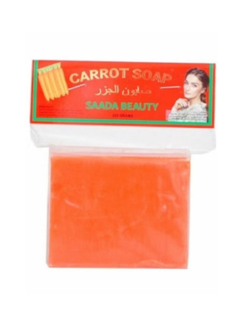 SAADA BEAUTY Carrot Soap 225grams - Image 1