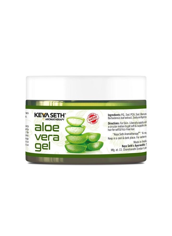 Keya Seth Aromatherapy Keya Seth Aromatherapy Aloe Vera Gel Moisturizer With Vitamin A, B & C Repairing, Soothing Glowing Skin (Aloevera_Gel_160)  - Image 1