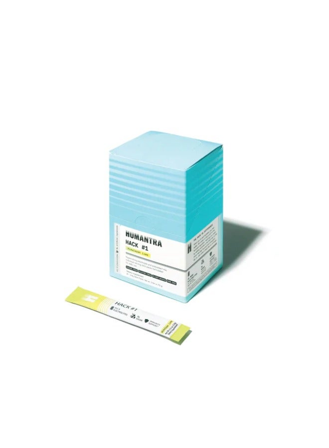 هيومانترا هيرمانترا إلكتروليت - مسحوق ترطيب بنكهة الليمون الهيمالايا خالٍ من السكر، يعوّض الجسم بستة إلكتروليتات أساسية، بدون طعم متبقي، ويدعم صحة الأمعاء المثلى (20 × 4.5 جم أكياس) - Image 2