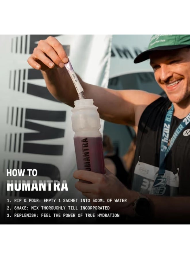هيومانترا هيرمانترا إلكتروليت - مسحوق ترطيب بنكهة الليمون الهيمالايا خالٍ من السكر، يعوّض الجسم بستة إلكتروليتات أساسية، بدون طعم متبقي، ويدعم صحة الأمعاء المثلى (20 × 4.5 جم أكياس) - Image 3