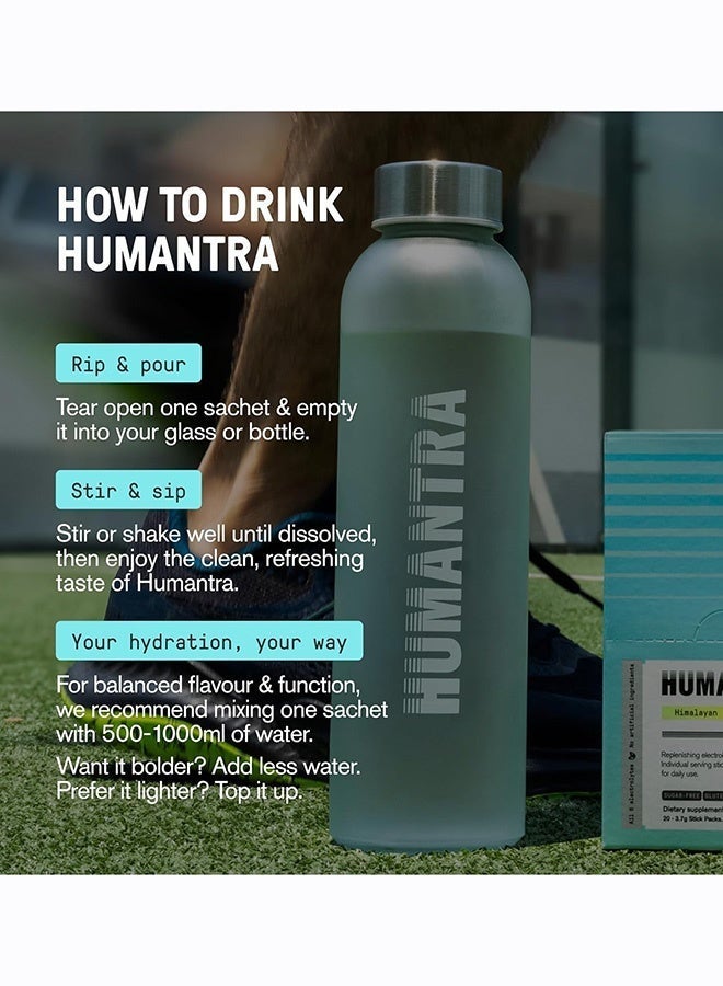 Humantra Electrolyte - sugar-free hydration powder, vegan , keto, six essential electrolytes, no aftertaste, and supports optimal gut health ( 20x4.5g Sachets)-Elderberry - Image 4
