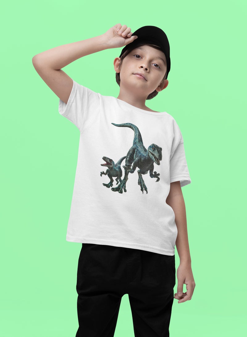 ZOOM Classic Dinosaur Design T-Shirt for Boys  - Image 1