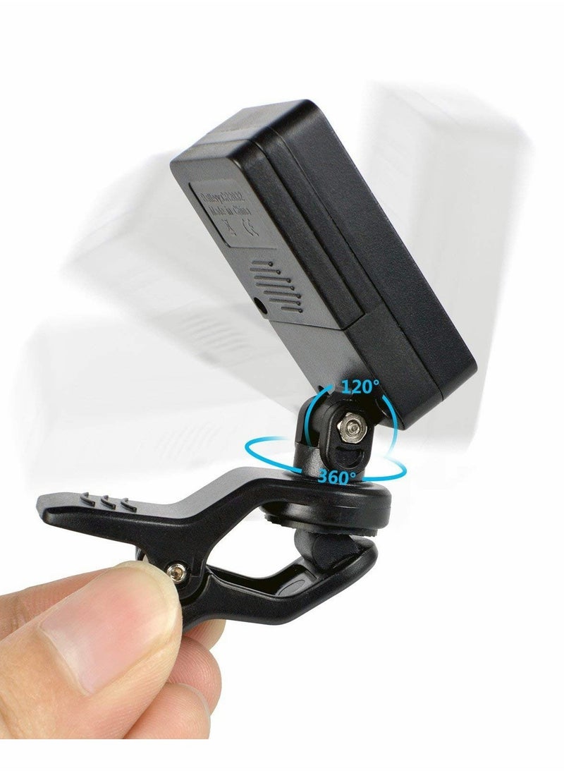 KASTWAVE - Guitar Tuner, Headstock Tuner, Clip On Tuner for Guitar, Great for Acoustic Guitars & Electric Guitars, Quick & Accurate Tuning - Black - Image 1