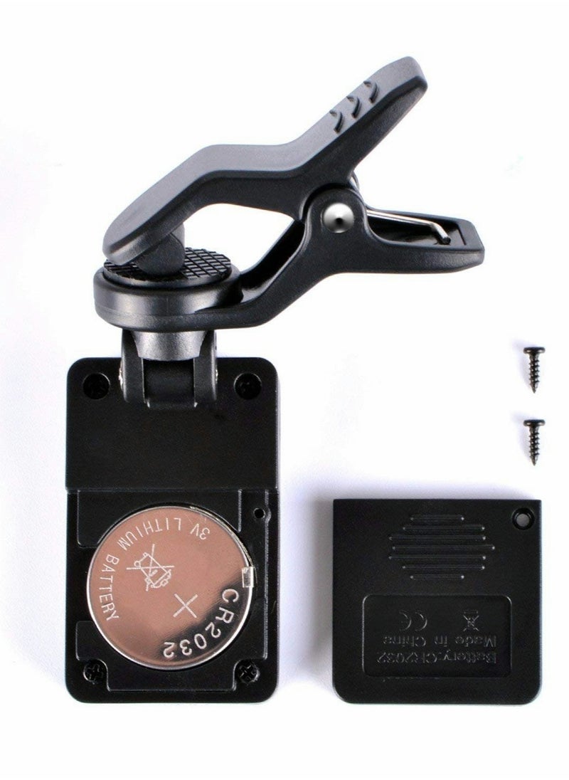 KASTWAVE - Guitar Tuner, Headstock Tuner, Clip On Tuner for Guitar, Great for Acoustic Guitars & Electric Guitars, Quick & Accurate Tuning - Black - Image 1