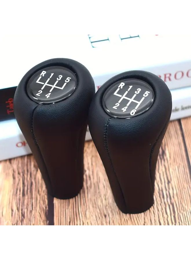 For BMW E46 E90 E36 E39 5 6 Speed Gear Shift Knob Punching General Mark 5 Levels - Image 1
