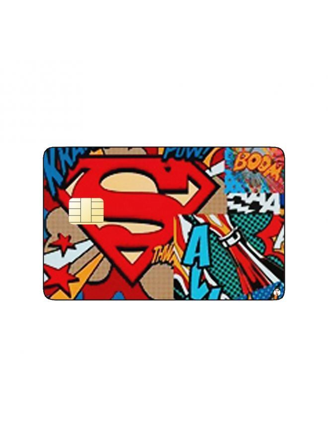 RKN PRINTED BANK CARD STICKER Superheroes Comics - Image 2