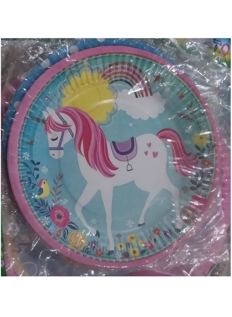 Horse Paper Plates 100 Pieces 20cm - Image 2