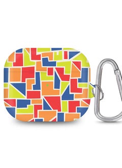 StylePods Case for Airpods 3rd Gen Case With Anti-Lost Keychain - Color Shapes