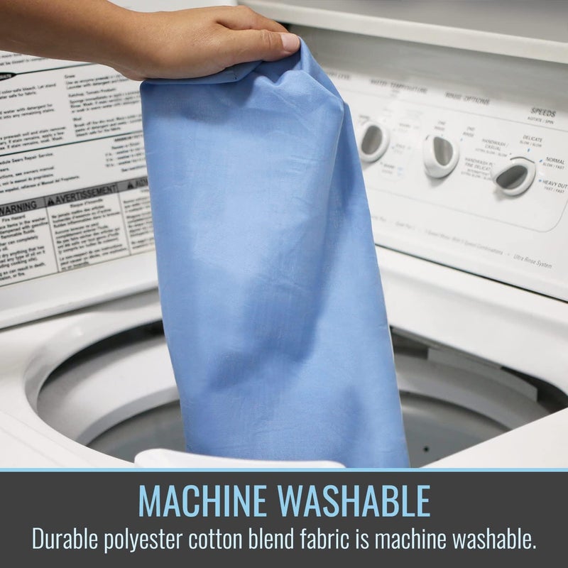 DMI Easy Access Unisex Patient Hospital Gown - Extra-Large, Machine Washable, Blue - Image 4