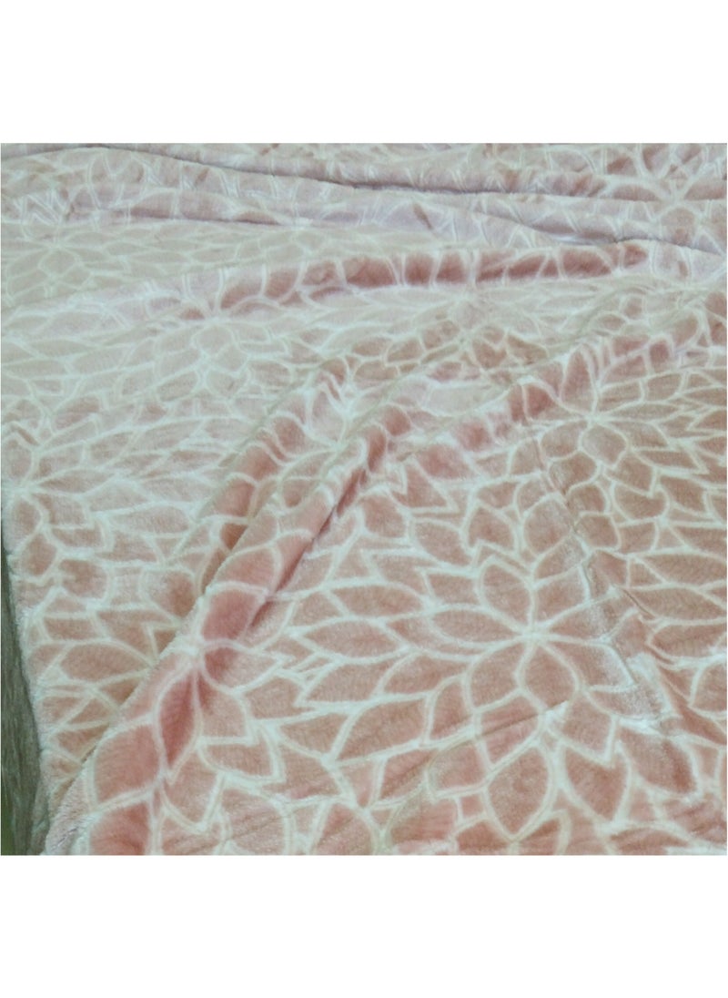T G H Flannel Blanket Micro Fiber Throw Blanket, for All Season Fluffy Blanket Warm and Light Weight for Bed Throws & Sofa,Comfortable and Soft Flannel Fleece Blanket  - Image 2