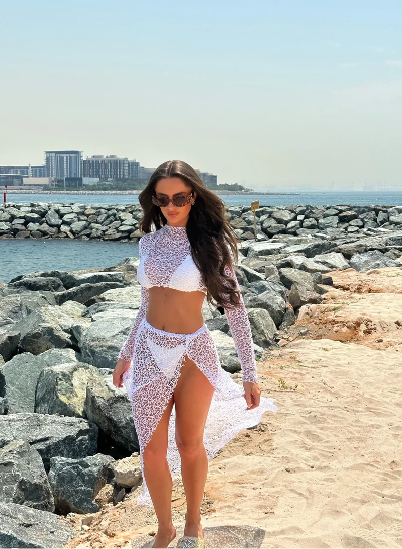 Itty Bitty Kinis Ibiza co-ord White