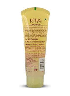 Lotus LotUS Herbals Teatreewash Tea Tree & Cinnamon Antiacne Oil Control Face Wash, White, 120 G  - Image 2