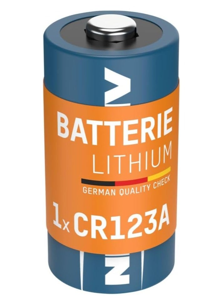 ANSMANN - Ansmann CR123A high power lithium battery 3V (CR123A / CR17335) Long life guaranteed For use in Cameras Flashlights Smoke Detectors and Other Small Electronic Devices - Image 1