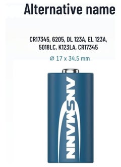 ANSMANN Ansmann CR123A high power lithium battery 3V (CR123A / CR17335) Long life guaranteed For use in Cameras Flashlights Smoke Detectors and Other Small Electronic Devices  - Image 5