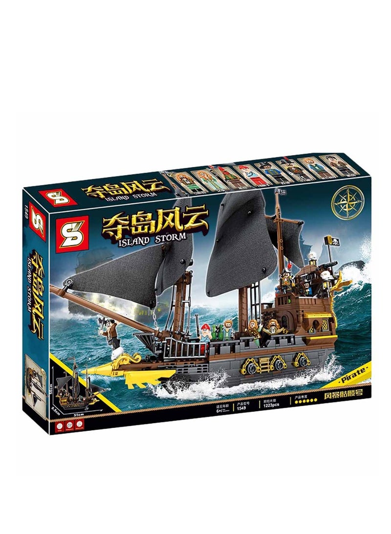 Sembo 1549 - Capture the island building blocks - 1223 pcs