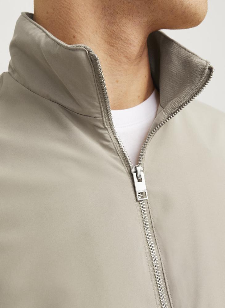 JACK & JONES Casual Zip Bomber Jacket - Image 3