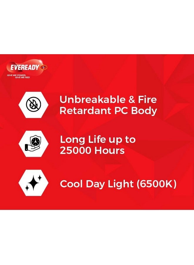 Eveready Eveready Ultrabright 25W LED Batten | Highly Efficient | 100lm/W | Fire Retardant PC Body | Lasts Upto 25000 Hours (Pack of 4) - Image 3