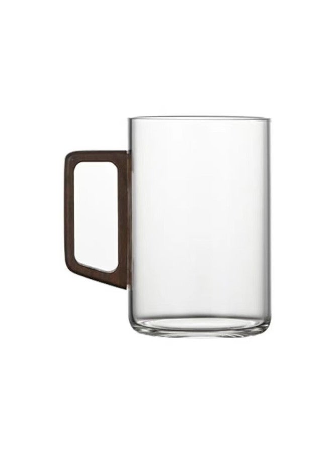 Pinyu Borosilicate Glass Tea Cup With Handle, Heat-resistant Green Tea Mug For Home And Office, Men's Coffee Mug - Image 2