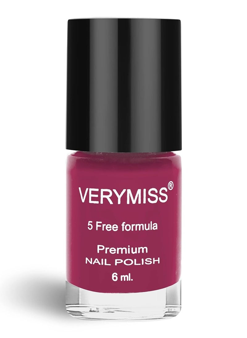 VERYMISS - Verymiss Premium Non UV Gel Nail Polish 6 ml 241 Plum Berry - Image 1