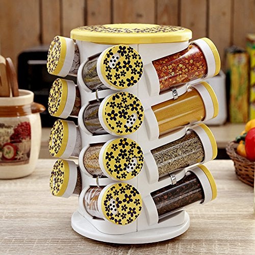 Go Hooked Go Hooked Spice Tower Majestic 16 Jar (Flower Yellow)  - Image 1