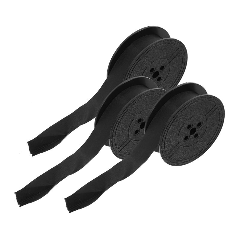 3pcs Black Ink Single Coil Typewriter Ribbon for Manual Typewriters Easy Install and Replace - Image 2