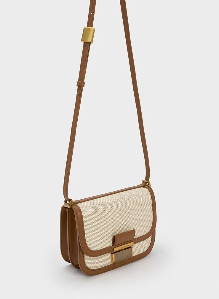 Charles & Keith Charlot Canvas Crossbody Bag - Image 3