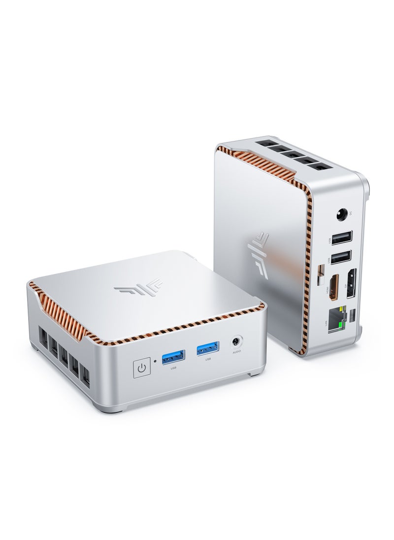 NIPOGI Mini PC with Intel Alder Lake N150(up to 3.6GHz), 16GB RAM 1TB SSD Small Desktop Computer, 4K HDMI2.0/4K DP1.4/ Business /Home Office Family/Windows 11 Pro  - Image 1