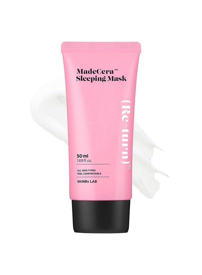 BEISIKS Skinrxlab Made Cera Sleeping Mask 50Ml (1.69 Fl.Oz.) Moisturizing And Relaxing Face Overnight Mask Cream With Ceramide Cica And Rosemary Extract Night Sleep Mask For Brighten Dull And Flaky Skin  - Image 2