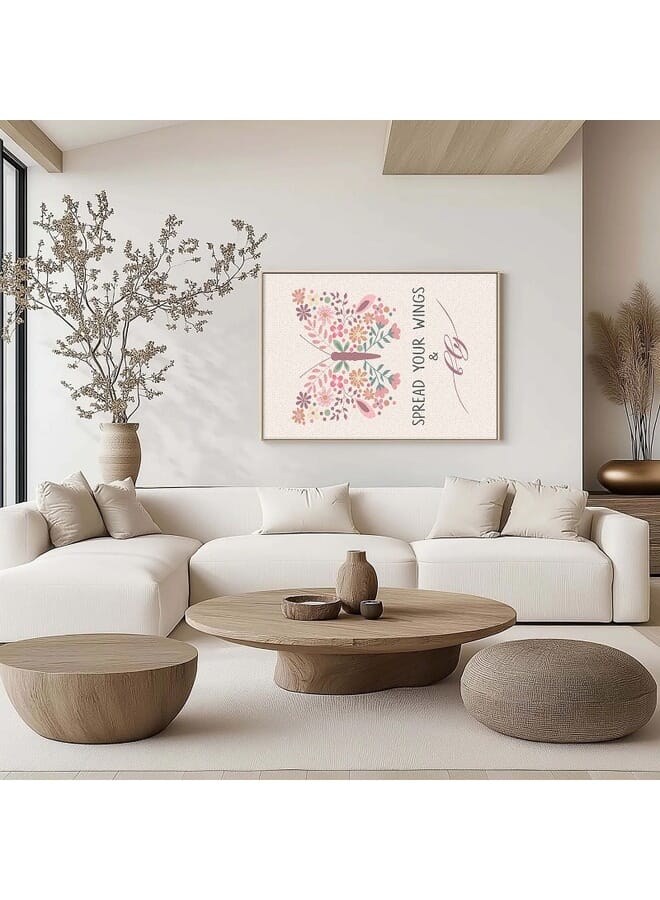Home Gallery Abstract Framed Portrait Of Spread Your Wings And Fly Wall Art - Image 2