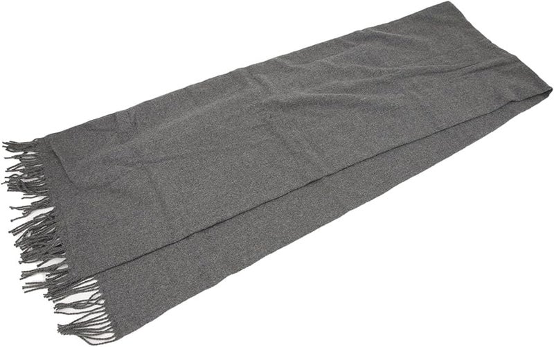 Heated Scarf with 3 Temperature Settings Zipper Pocket Fleece Neck Gaiter for Indoor Outdoor Gray - Image 1