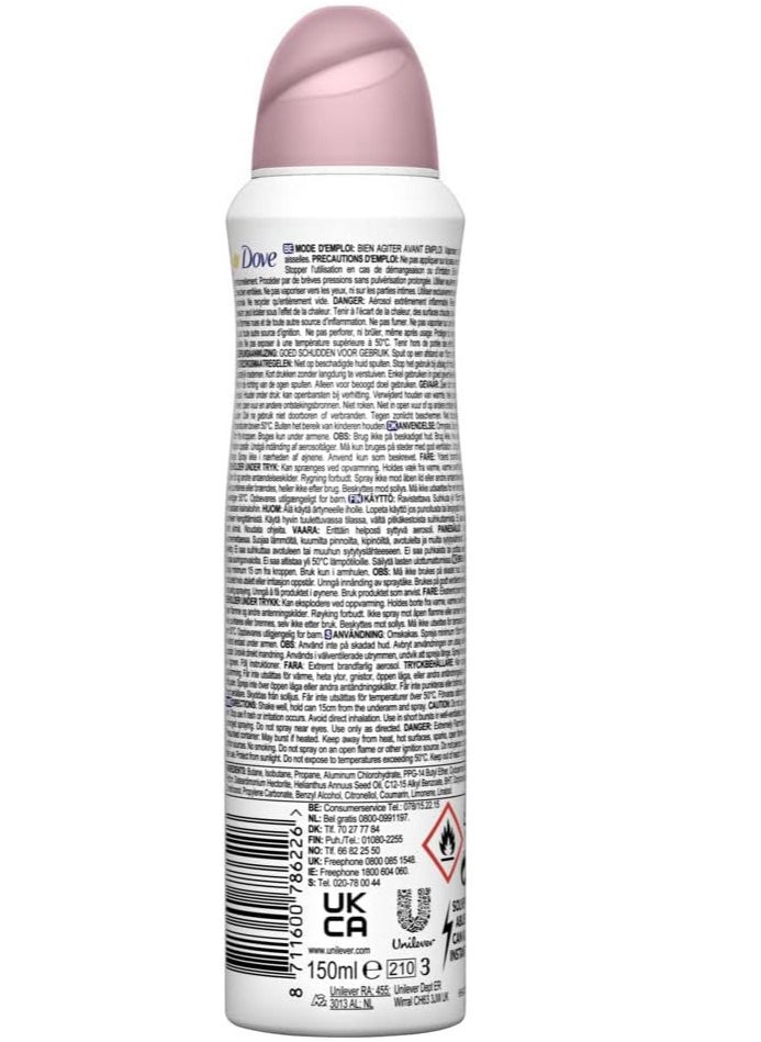 Dove Pack Of 3 Dove Go Fresh Anti Transparent with Pomegranate Spray 150  - Image 4