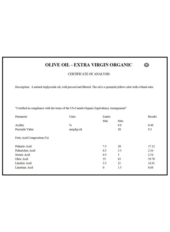 Renewalize Certified Organic Olive Oil - Dry Skin Body and Hair Moisturizer | Unrefined Extra Virgin Cold Pressed | Hot Oil Treatment - Image 3