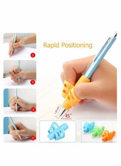 Generic 6 Pcs Pencil Grips Handwriting Pencil Holder Pen Writing Aid Grip Set Training Posture Correction Tool for Kids Preschoolers Children Adults Special Needs Pencil Grips  - Image 5