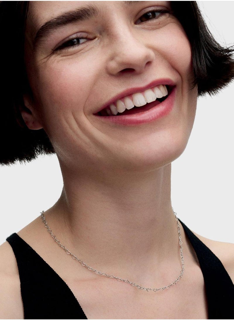 PANDORA Linked Hearts Collier Necklace  - Image 4