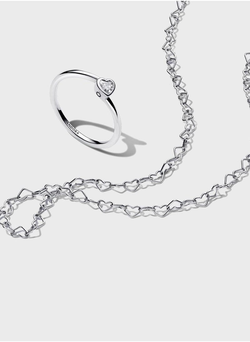 PANDORA Linked Hearts Collier Necklace  - Image 3